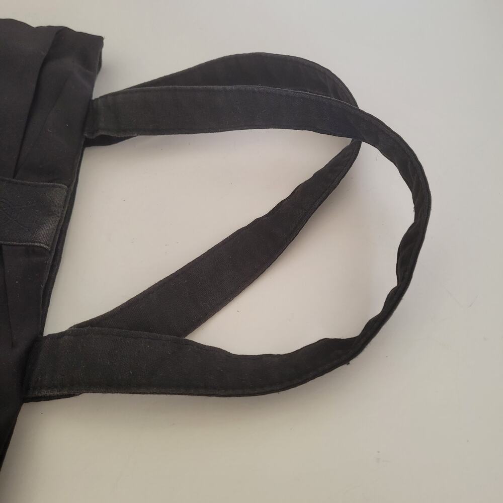 Yves Saint Laurent YSL Parfums Tote Bag Black Large Shoulder Bag Cotton Bow Logo - Picture 12 of 12